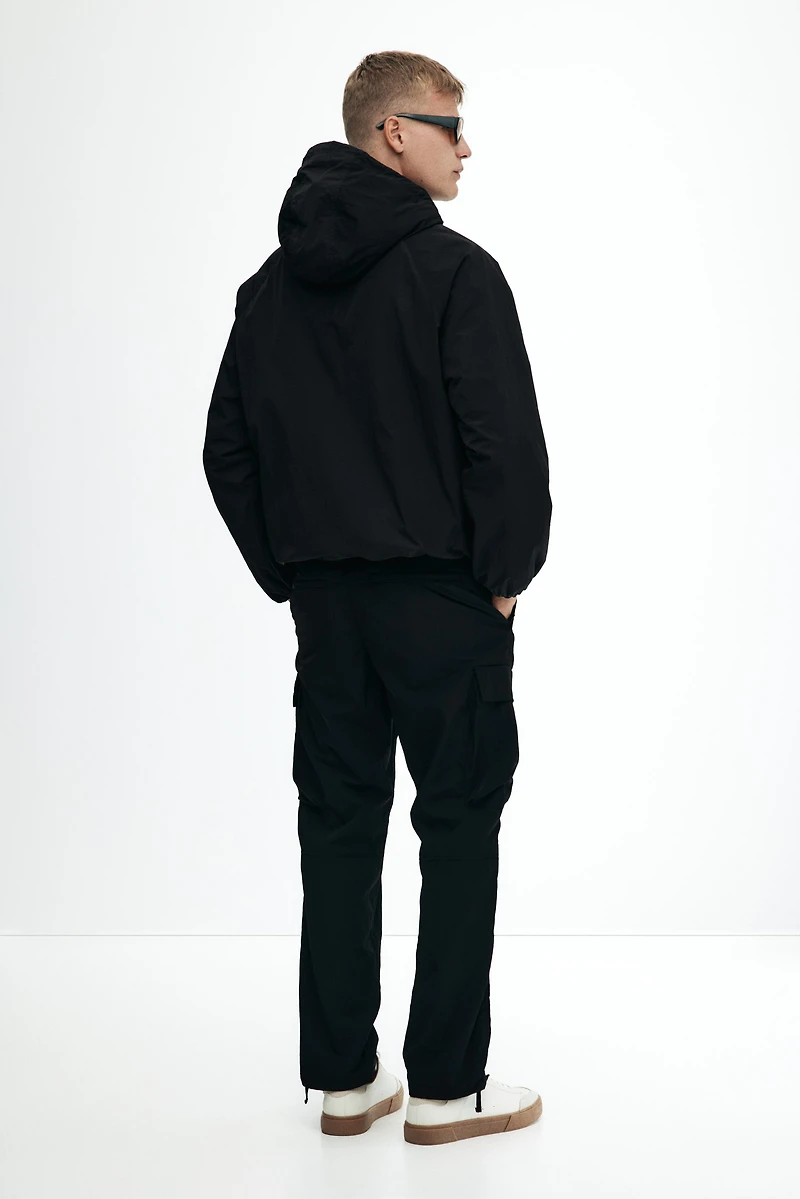 Loose-Fit Nylon Windbreaker