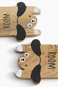 Wooden Door Sign