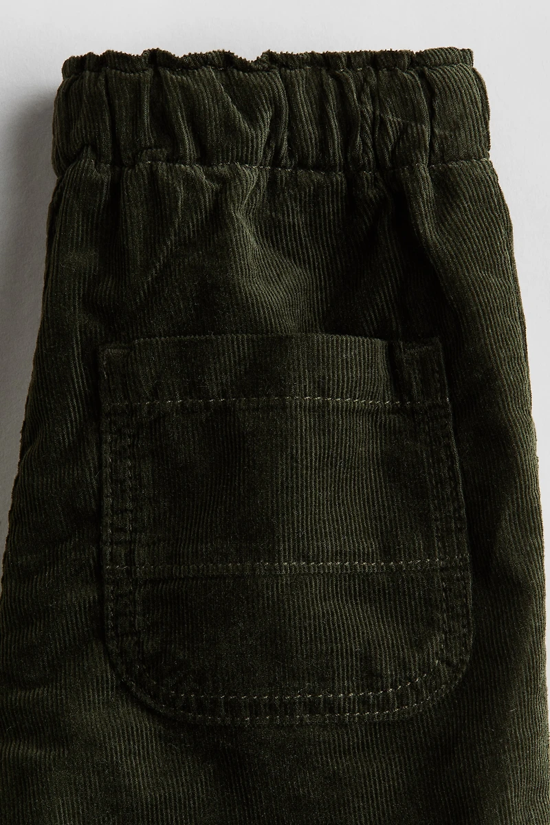 Cotton Corduroy Joggers