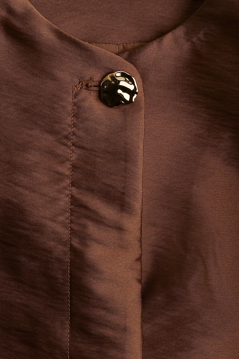 Balloon-Sleeved Blouse