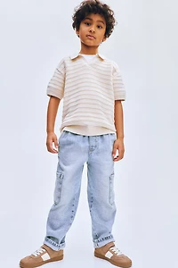 Pantalon de jogging cargo en denim