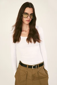 Scoop-Neck Top