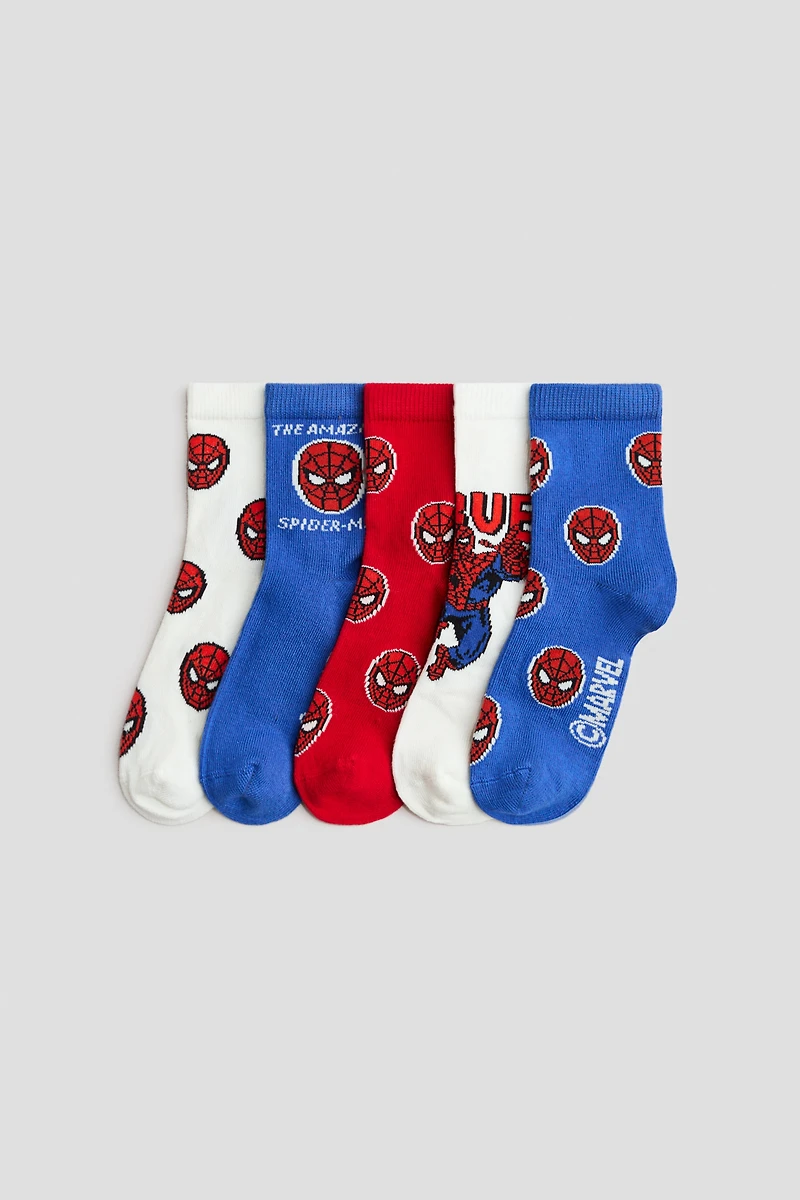 5-Pack Patterned Socks