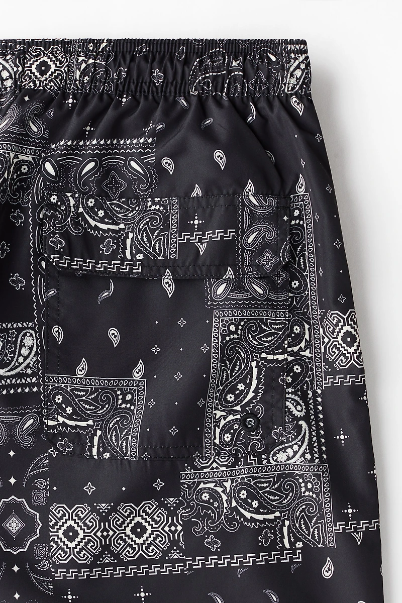 Patterned Swim Shorts