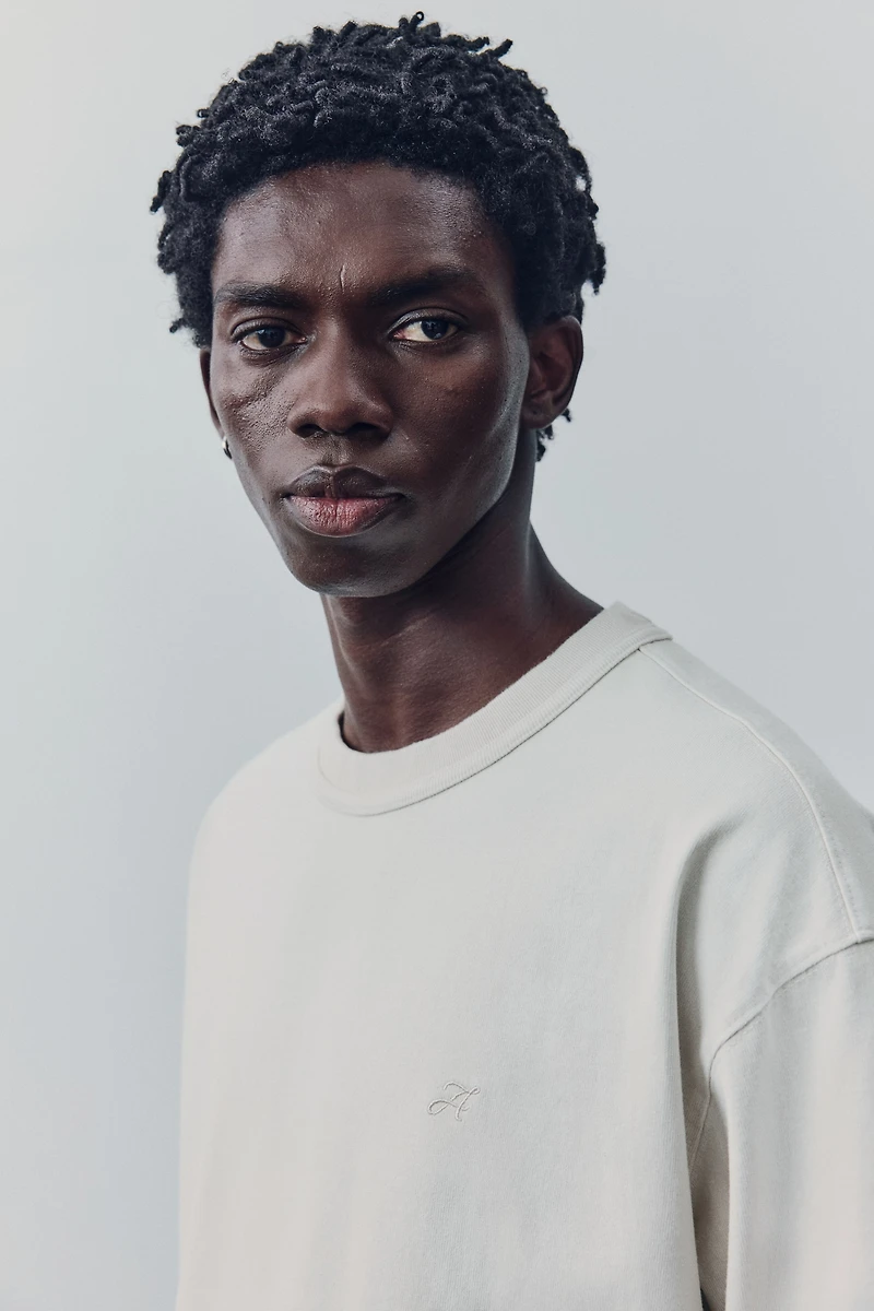 T-shirt boxy en coton