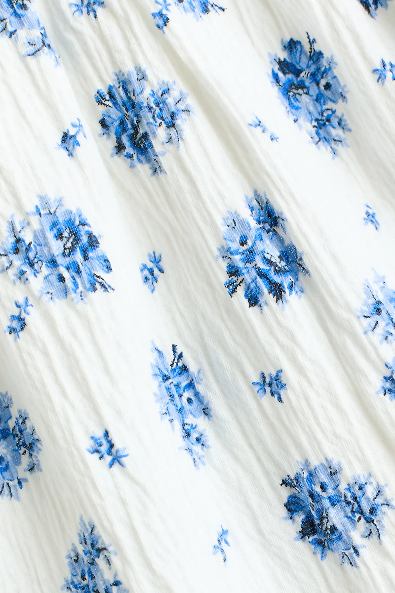 Tiered Crinkled Skirt