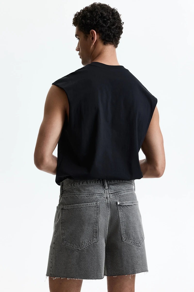 Short Baggy Denim Shorts