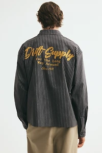 Embroidered Cotton Overshirt