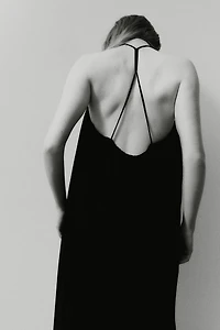 Balloon-Leg Strappy Jumpsuit