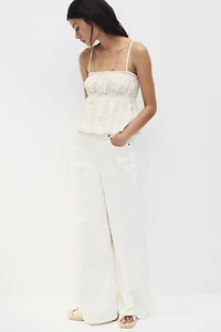 Textured Jersey Top