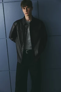 Regular-Fit Coated Shirt