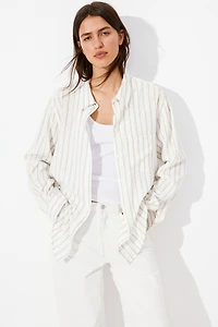 Linen-blend Shirt