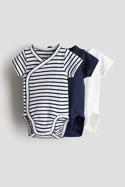 3-pack Wrapover Bodysuits