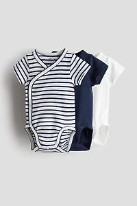 3-pack Wrapover Bodysuits