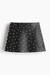 Studded mini skirt