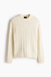 Regular Fit Cable-knit jumper