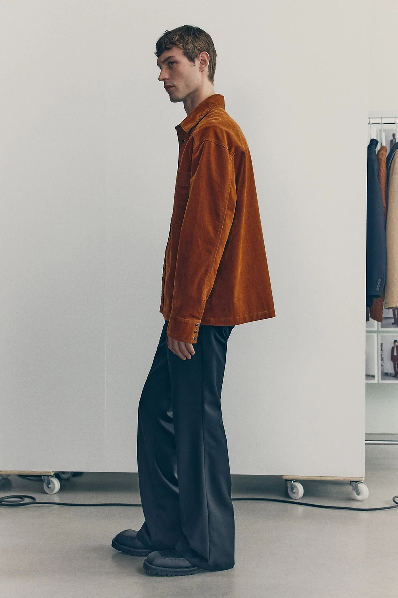 Brushed Twill Overshirt