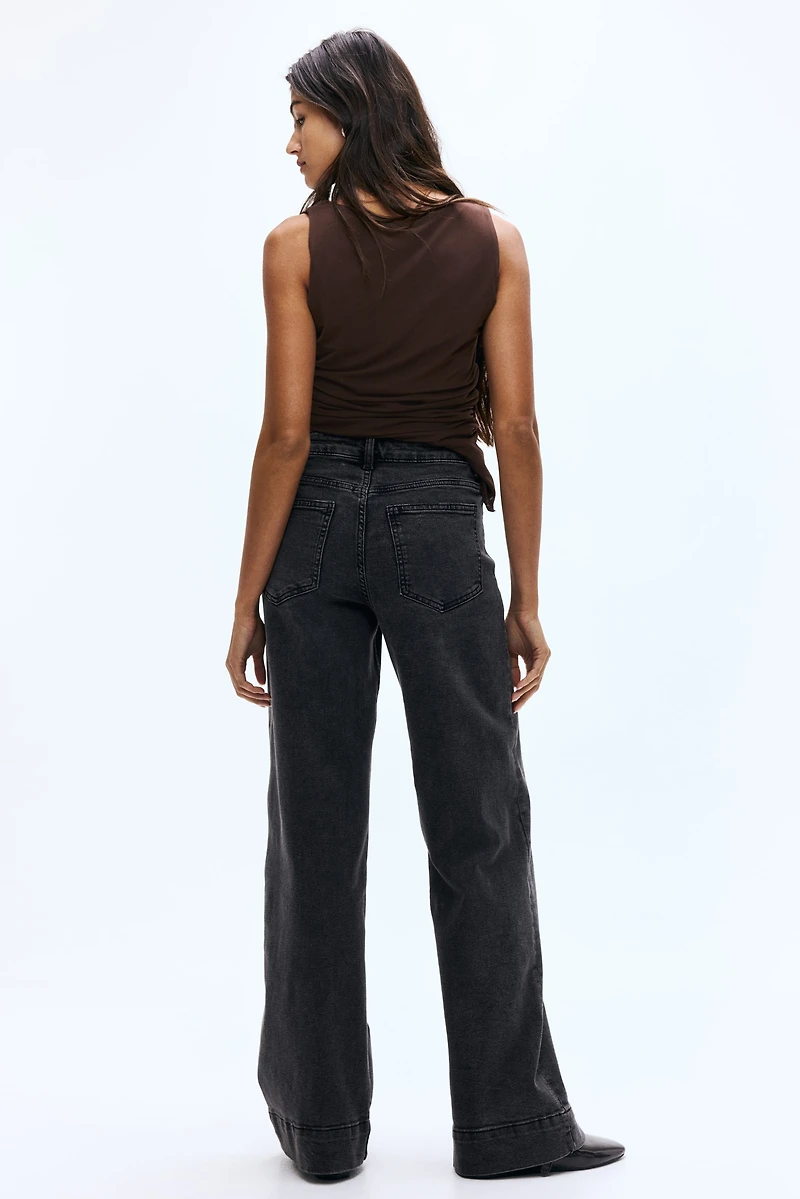 Wide High Jeans