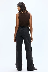 Wide High Jeans
