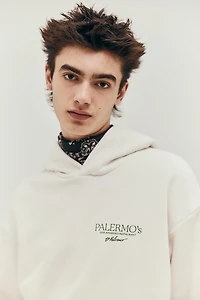 Chandail à capuchon imprimé Coupe Flottante