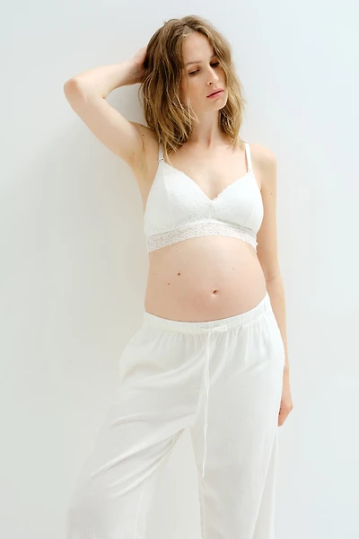 MAMA 2-Pack Padded Lace Nursing Bras