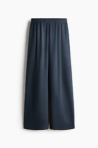 Wide-Leg Pull-On Pants