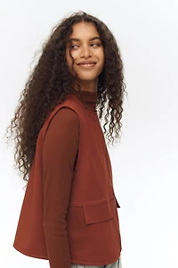 Jersey Top with Drawstrings