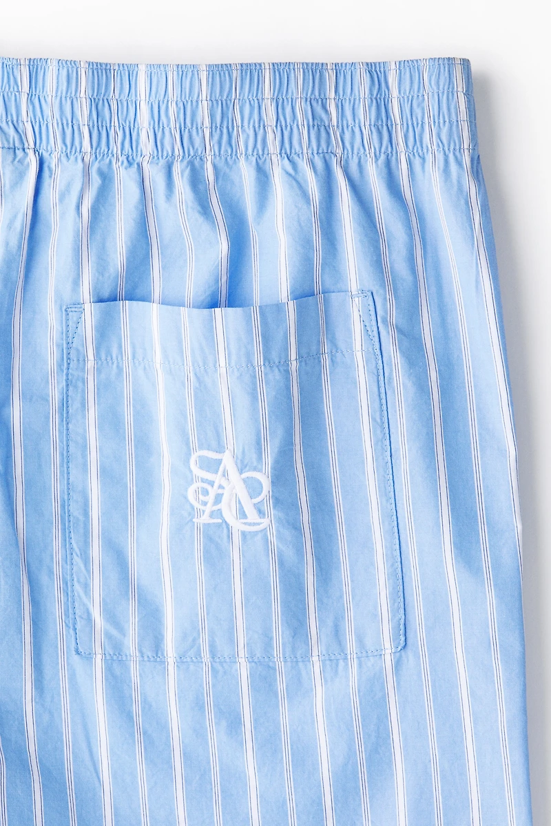 Short classique en coton