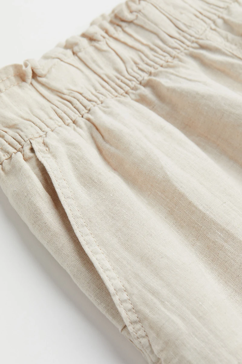 Pantalon de longueur cheville en lin
