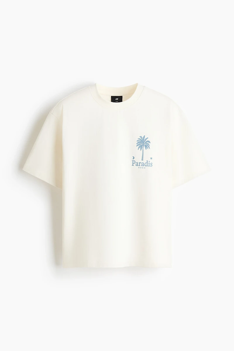 Relaxed-Fit Printed Cotton T-Shirt