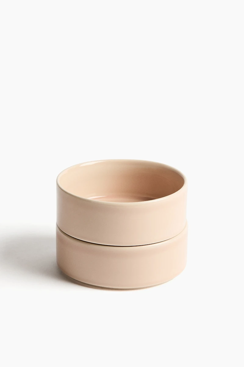 2-Pack Small Stoneware Bowls