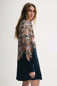 Robe avec ceinture à nouer