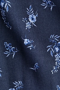 MAMA Robe en viscose avec ceinture à nouer