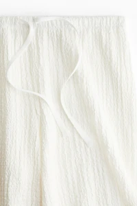 Crinkled Drawstring Pants