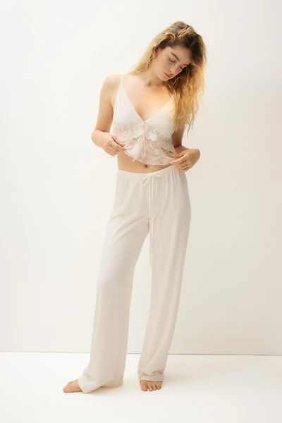Viscose-Blend Pajama Pants
