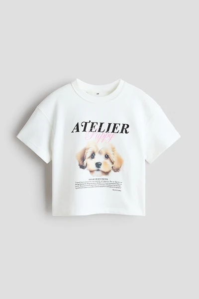 T-shirt ample à motif