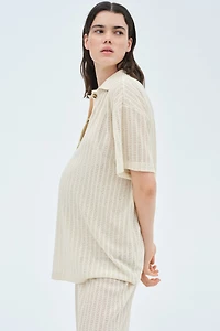 MAMA 2-Piece Crochet-Look Set