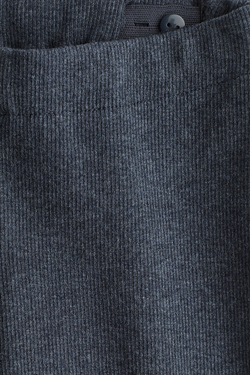Ribbed Cotton Leggings