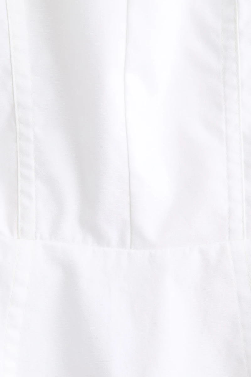 Cotton Peplum Blouse