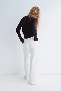 Haut en jersey à effet drapé