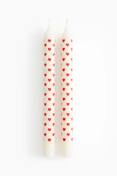 2-pack Patterned Candles