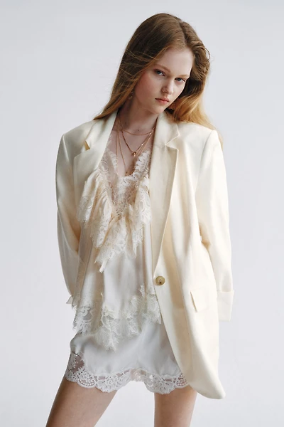 Veston en lin mélangé