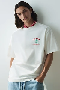 T-shirt imprimé Coupe Flottante