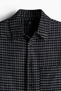 Loose Fit Flannel Shirt