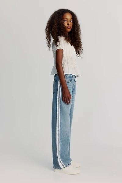 Blouse smockée en coton
