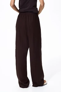 Pantalon en lin mélangé