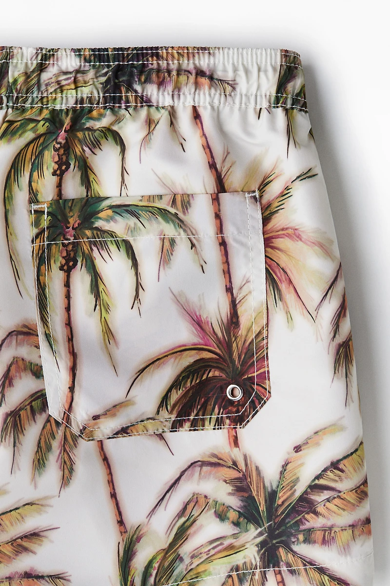 Patterned Swim Shorts