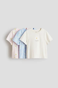 Lot de 3 T-shirts imprimés