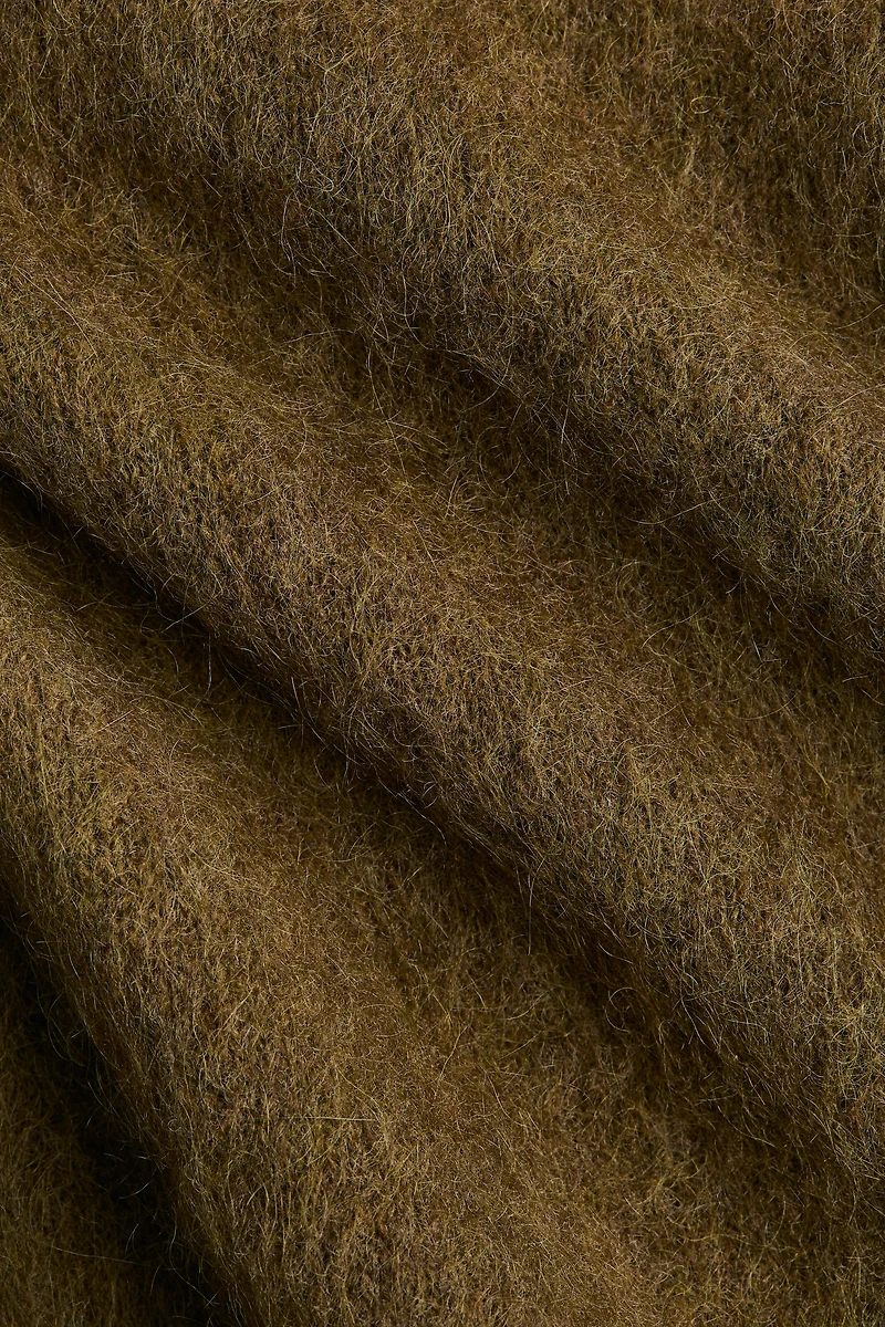 Short-Sleeved Mohair-Blend Sweater