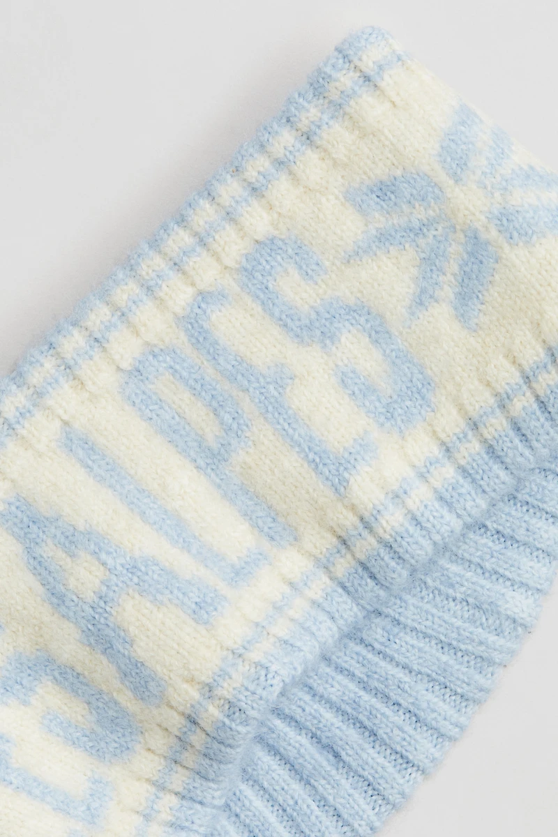 Bandeau en maille jacquard